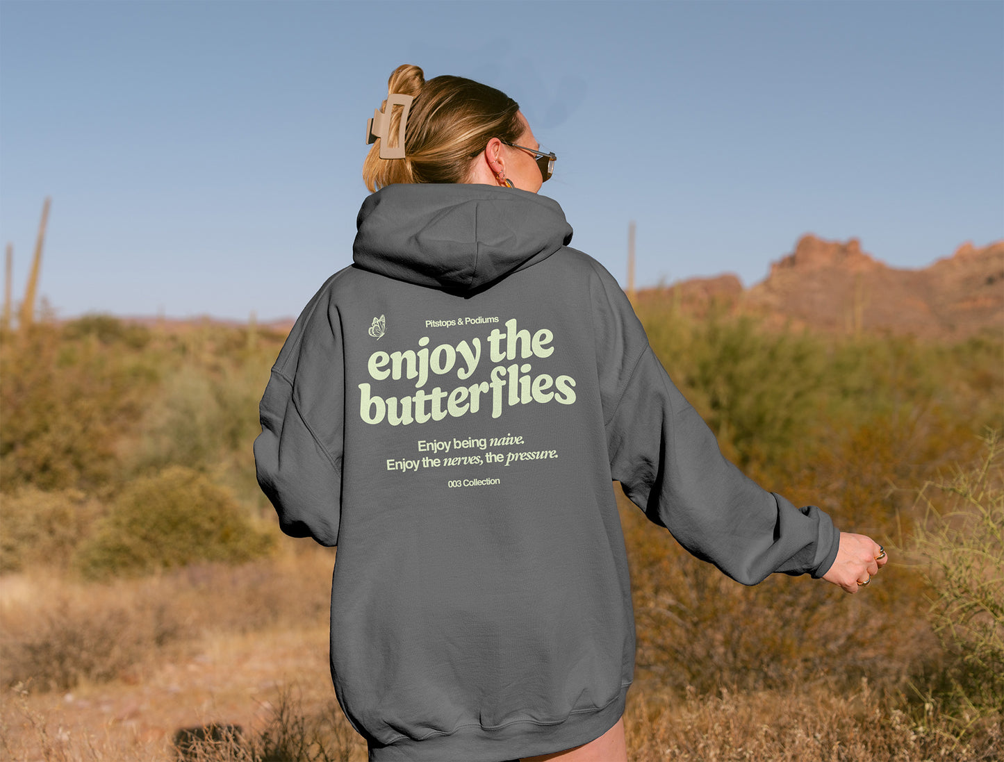 Enjoy The Butterflies Hoodie